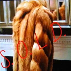 Authentic Saga Fox Fur Coat L-XL Koslow’s